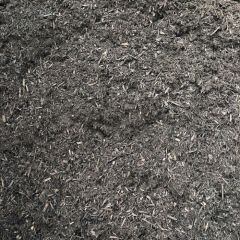 Dyed Black Triple Shredded Hardwood Bulk Mulch