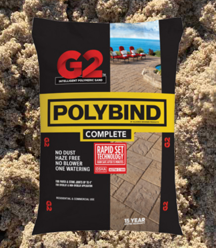 bag of polymeric sand G2 polybind polymeric sand paver sealer