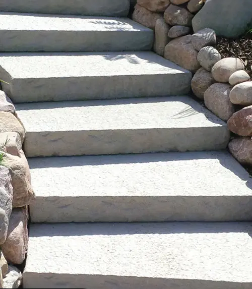 stone steps patio flagstone