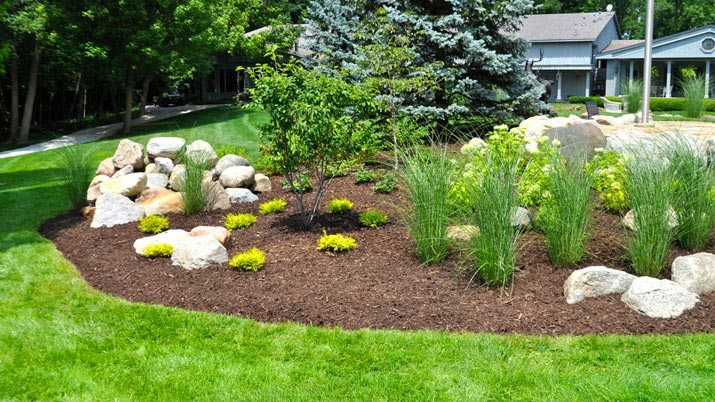 Mulch Brown Garden mulch plants