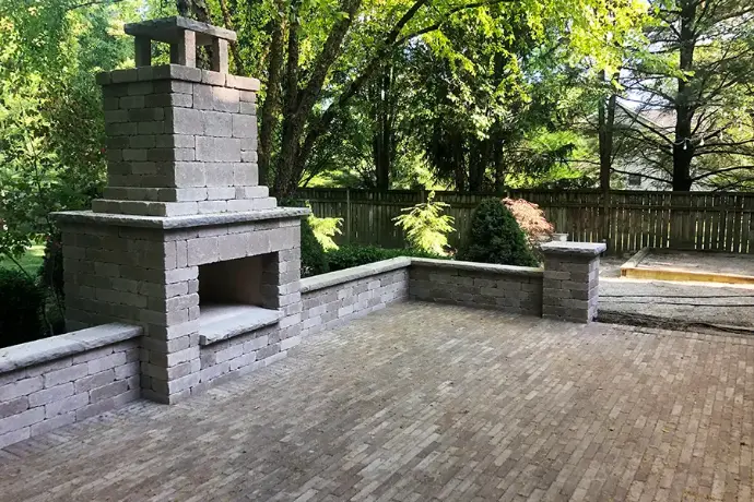 cost to build outdoor fireplace