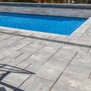 Unilock Beacon Hill Smooth Flagstone Concrete Paver Patio Install