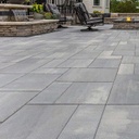 Unilock Beacon Hill Flagstone Smooth Small Rectangle Concrete Paver Patio Install