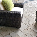Unilock Brussels Block Standard Stone Concrete Paver PatioMr Mulch