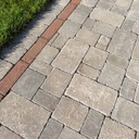 Unilock Brussels Block Standard Stone Concrete Paver PatioMr Mulch