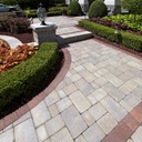 Unilock Brussels Block Standard Stone Concrete Paver PatioMr Mulch