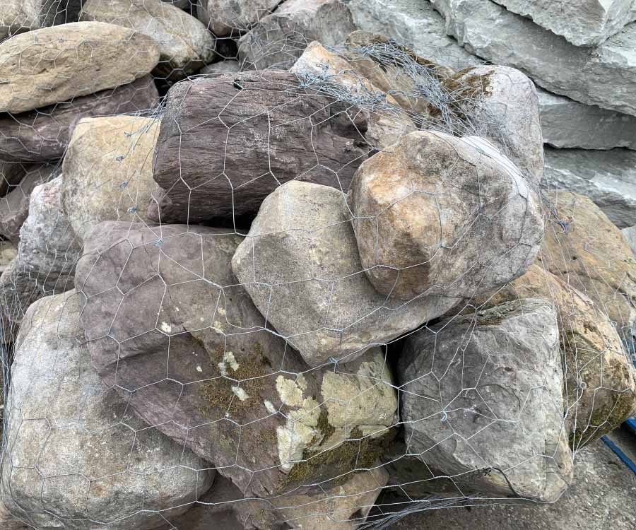 Moss Boulders stone
