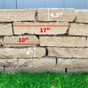 Stone landscaping wall Rustic Buff landscaping stone