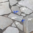 Snake River Flagstone walkway