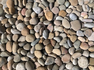 Small Buff Mexican Beach Pebbles