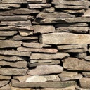 natural stone wall moss rock