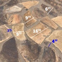 natural stone patio Oklahoma Medium