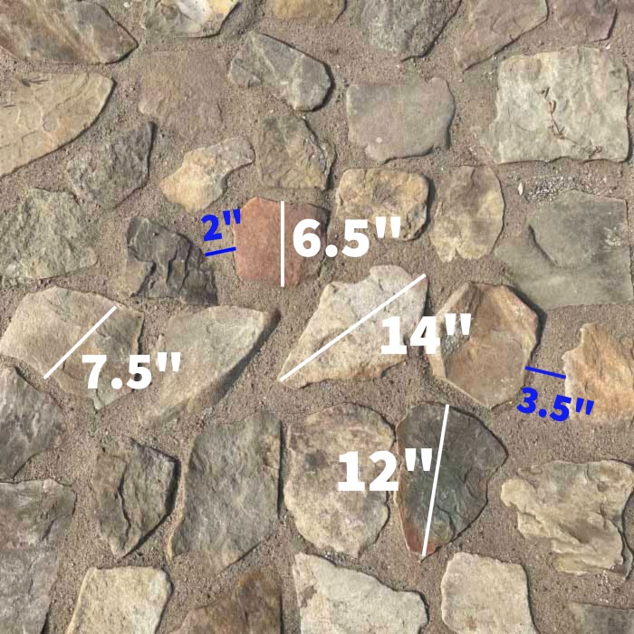 cheap patio stone Moss Rock Medium