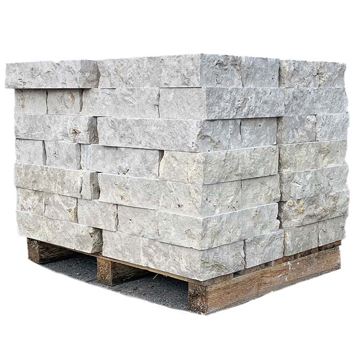Waukesha 8" Buff White landscaping stone