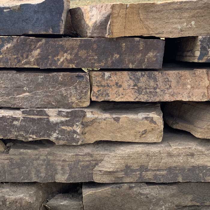 Oklahoma Flagstone Retaining Wall