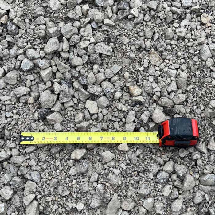 How big is 411 Gravel
