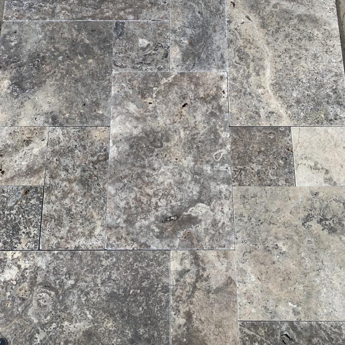 Travertine Tile patio