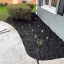 Black Mulch landscaping picture