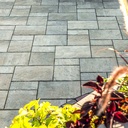 Unilock Beacon Hill Flagstone Concrete Paver Patio Install