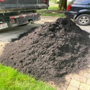Black mulch near Dublin ohio
