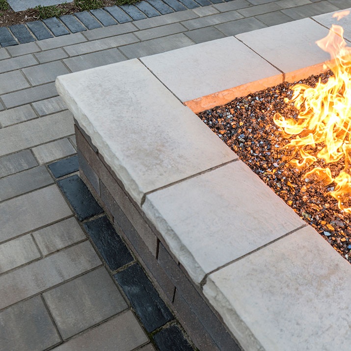 Ledgestone PIllar Cap 24" x 24" (Grey) Mr Mulch