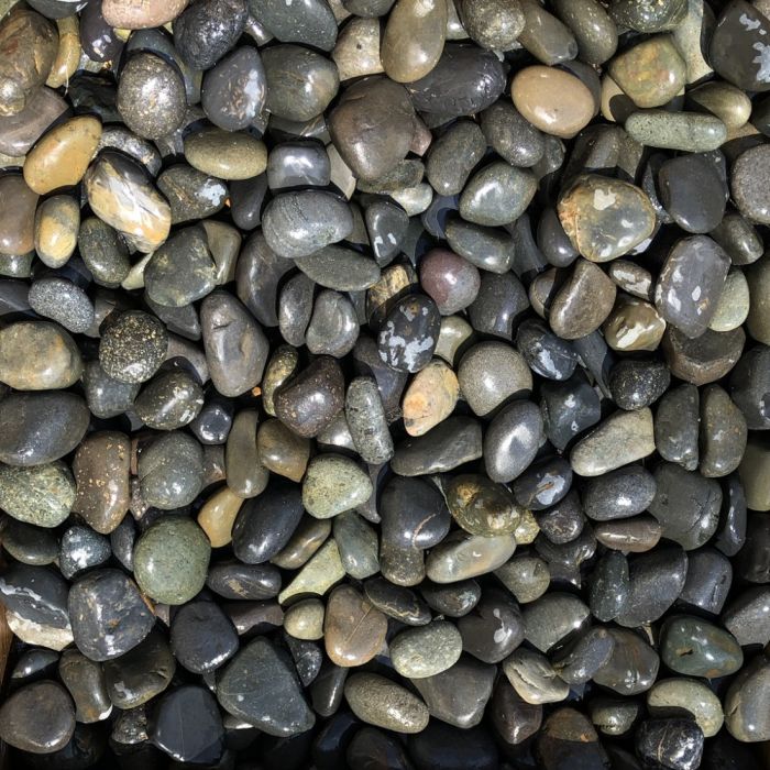 Small Black Mexican Beach Pebbles Mr Mulch