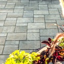 Unilock Beacon Hill Flagstone Concrete Paver Patio Install