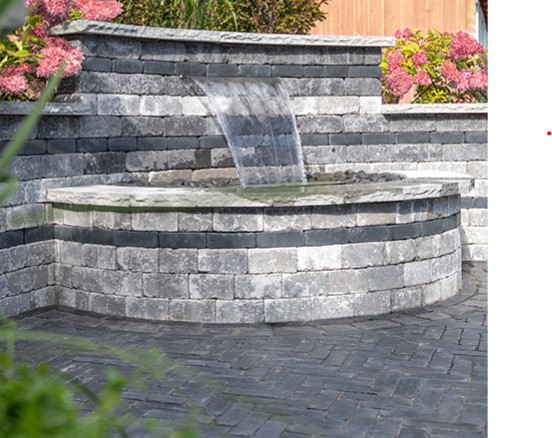 Brussels Dimensional Small Tapered Limestone Retaining Wall Block*
