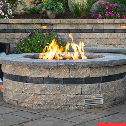 Estate Wall Random River Retaining Wall Block 6"