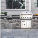 Lineo Dimensional Greanite Stone Retaining Wall Block