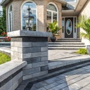 Lineo Dimensional Stone Pillar Unit Granite Retaining Wall Block