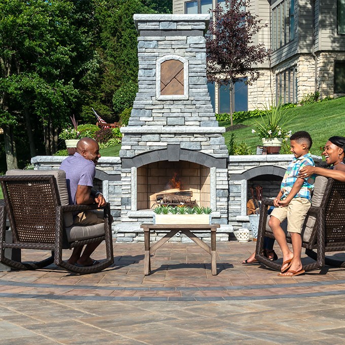 Rivercrest Random Wall Coastal Slate Landscape Blocks