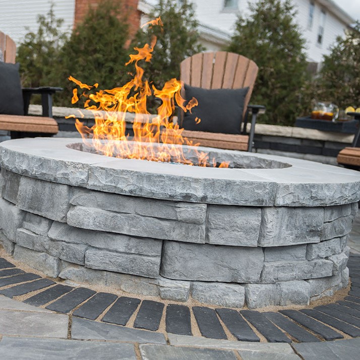 Rivercrest Random Coastal Slate Wall Landscape Blocks