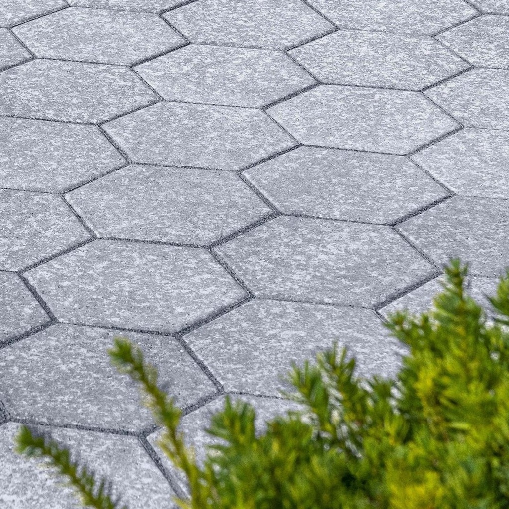 Granito Notte Hex Paving Stones