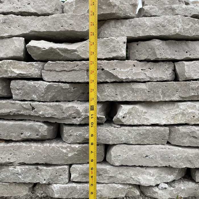 Eden Thin grey stone retaining wall