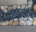 Medium Black Mexican Beach Pebbles