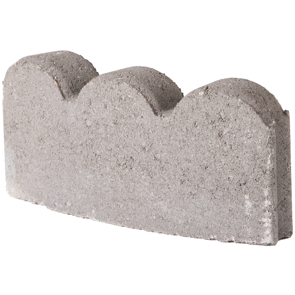 12" Curved Scallop (Pewter)