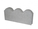 12" Straight Scallop (Pewter)