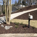 Brown mulch natural bulk