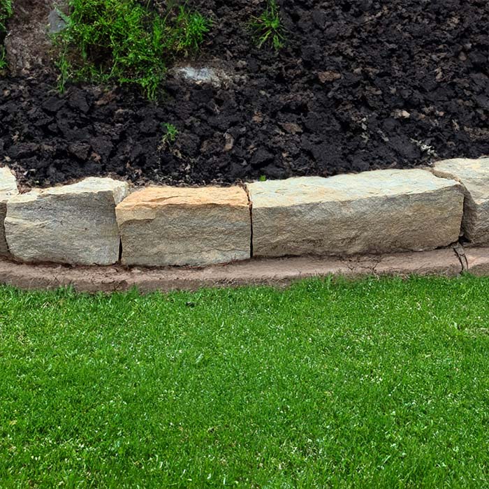 Rustic Buff 5" Landscape Edging