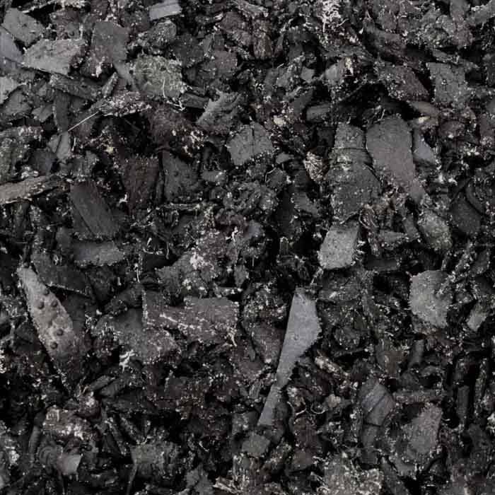 Natural Black Rubber Playground Bulk Mulch