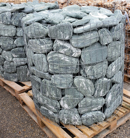 Green Angel Tumbled Boulders