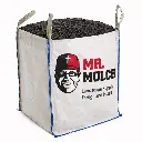 Dyed Black Double Shredded Compost Hardwood Bulk Mulch (Packaged)