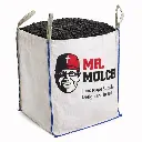 Dyed Black Triple Shredded Bark Hardwood Bulk Mulch (Packaged)