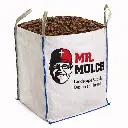 Natural Brown Double Shredded Bark Hardwood Bulk Mulch (Packaged)