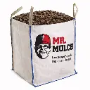 Natural Brown Triple Shredded Bark Hardwood Bulk Mulch (Packaged)