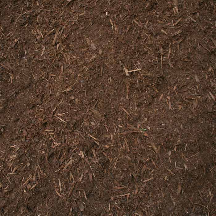 Natural Brown Double Shredded Bark Hardwood Bulk Mulch
