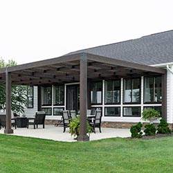 Vineyard 16' x 24' Wood Pergola   