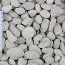 Medium Ivory Mexican Beach Pebbles 2"-3"