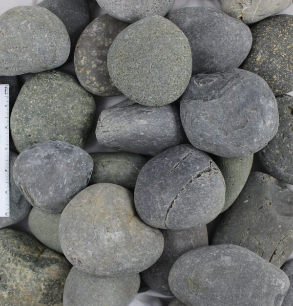 Large 3"-5" Black Mexican Beach Pebbles